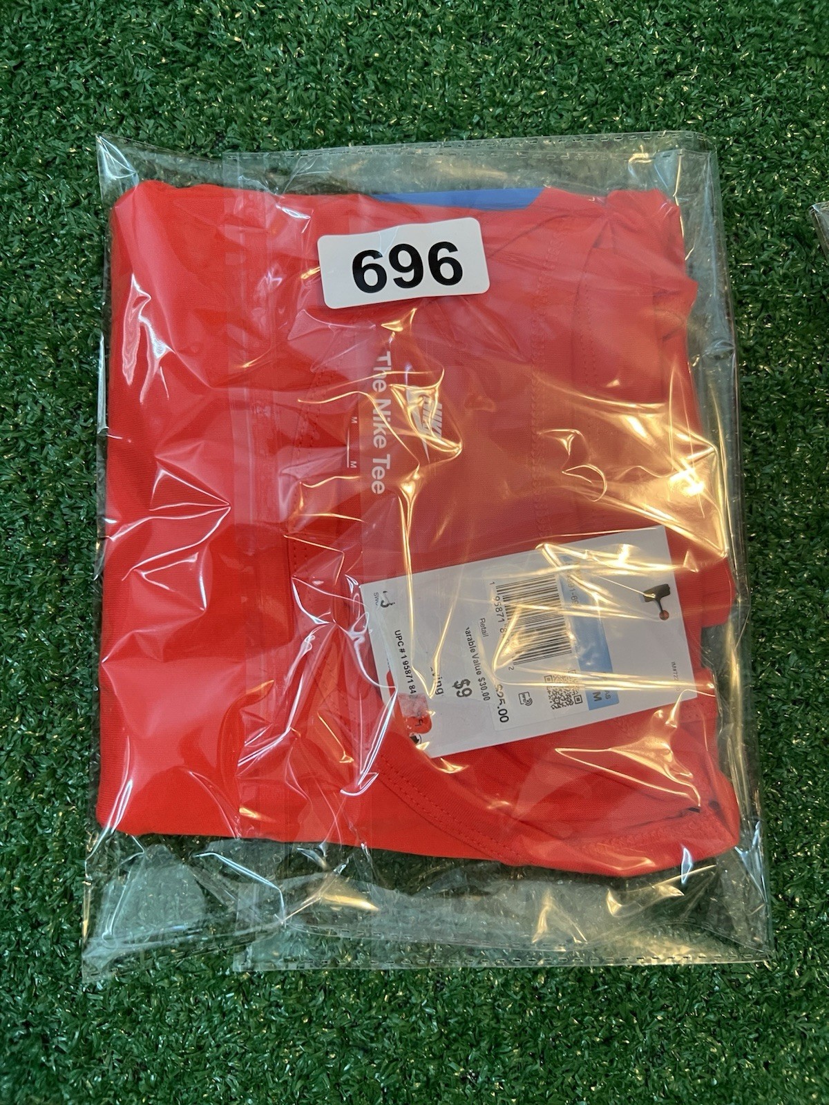 Nike Tank Top Mens M Light Crimson Swoosh Muscle Gym Running Workout Pullover