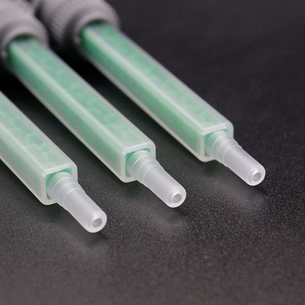 25 Pieces Epoxy Adhesive Mixing Nozzle Tip Static Resin Green