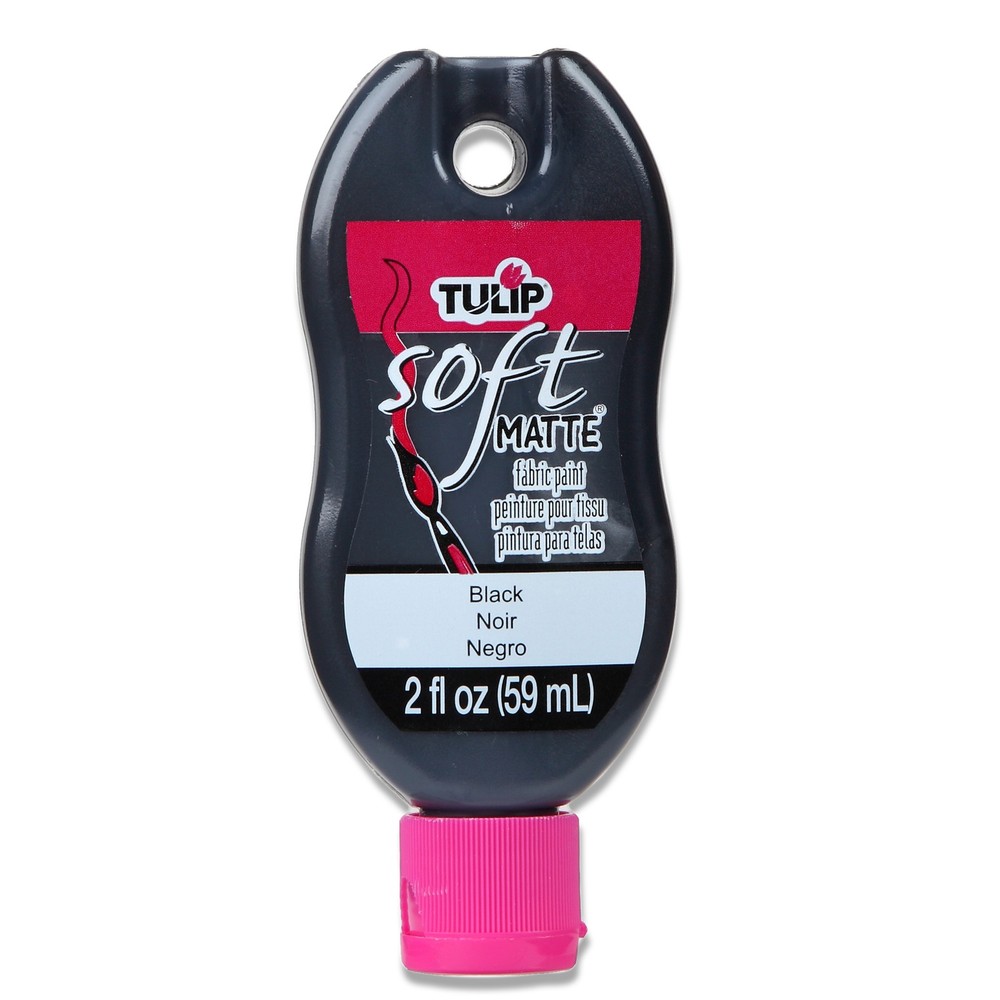 Tulip Soft Matte Fabric Paint 2oz Black