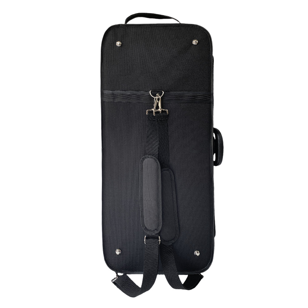 Adjustable 4/4 Full Size Double Violin Case Viola Case with 4 Bow Holders