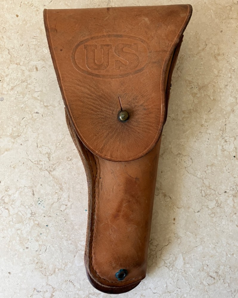 Vintage US WWII BOYT 44 M1911 Brown Leather Holster