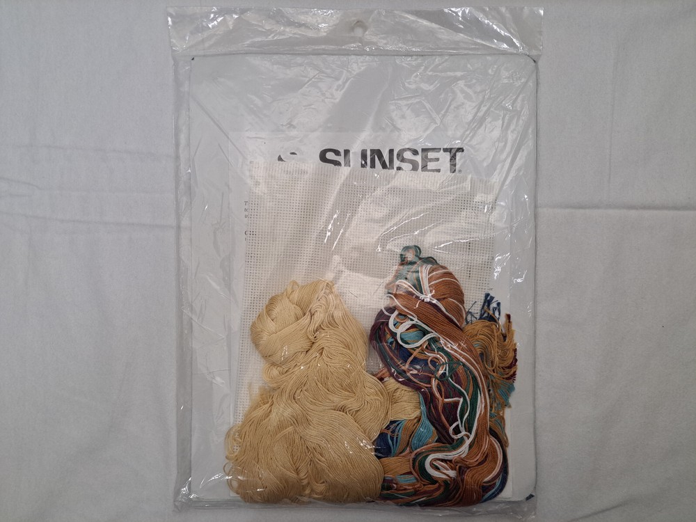 Sunset Needlepoint Kit - Folk Art Sampler #12106
