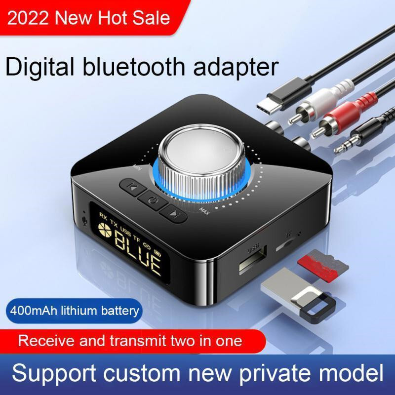 Bluetooth 5.3 Transmitter & Receiver Wireless Adapter For Home stereos/speakers