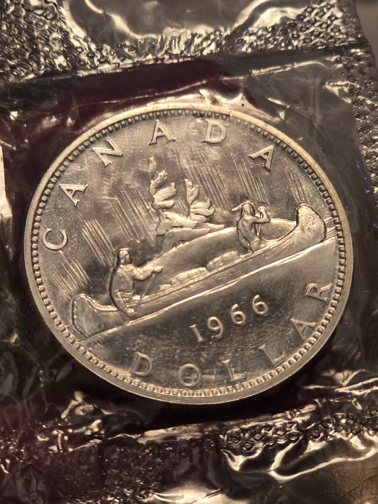 1966 Canada Proof Like Mint Set; GEM BU SILVER COINS!