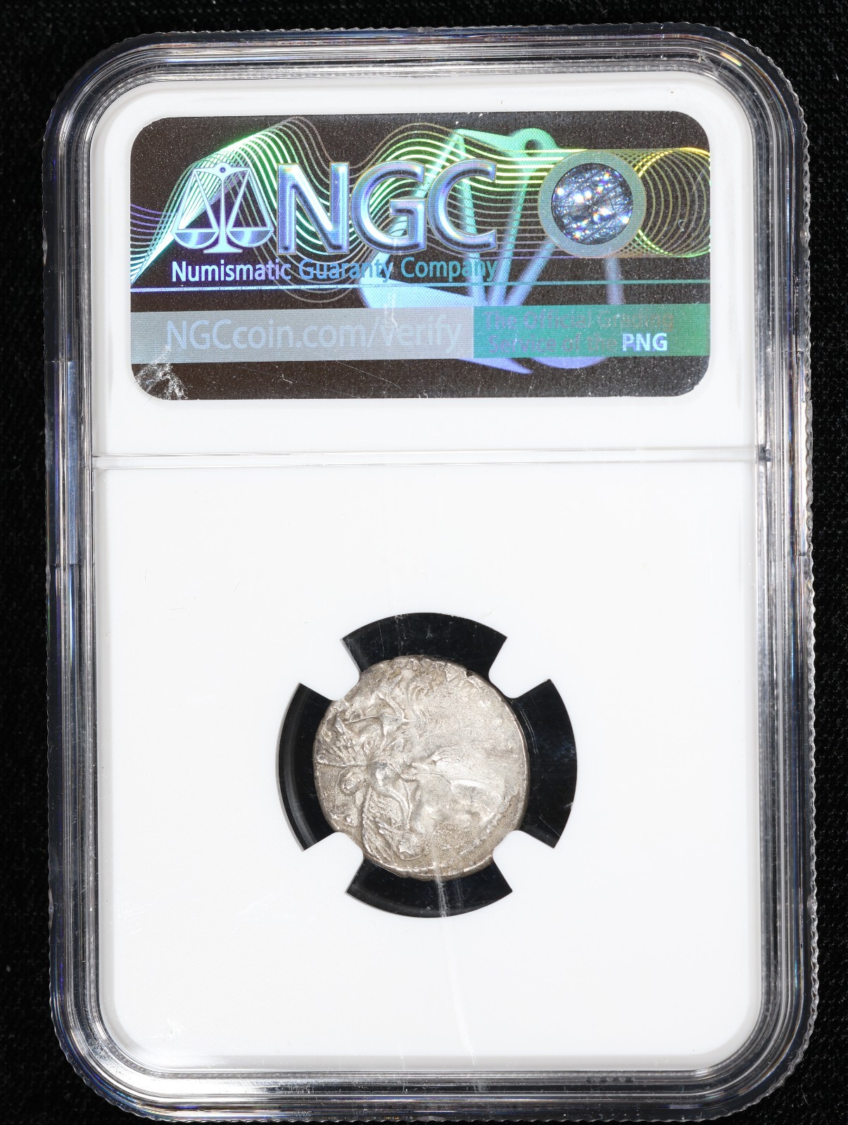 L. Plautius Plancus AR Denarius Roman Republic Silver Medusa Coin 47 BC • NGC VF