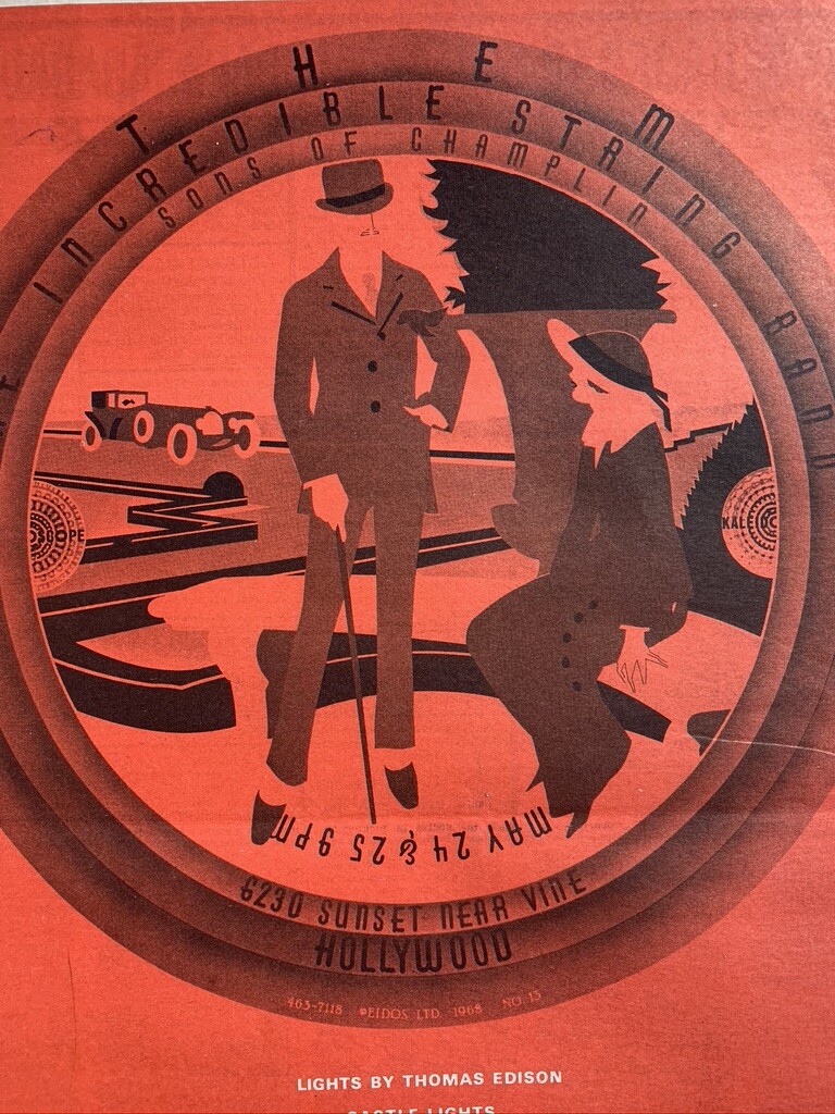 THEM Van Morrison INCREDIBLE STRING BAND SONS CHAMPLIN '68 POSTER ADVERT CONCERT