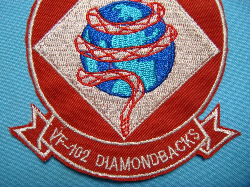 VIETNAM WAR PATCH, US NAVY ATTACK SQUADRON VF-102 DIAMONDBACKS