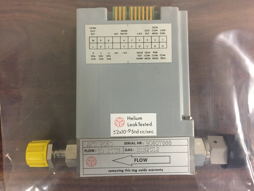 ASM Model AFC-2060, Gas SiH2Cl2, 50 SCCM Mass Flow Controllers