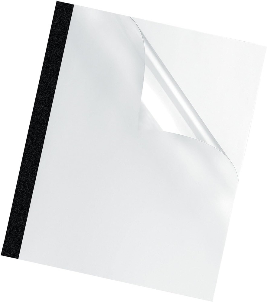 Heavy-Duty Thermal Binding Covers - Durable Material, Elegant Back - 10-Pack