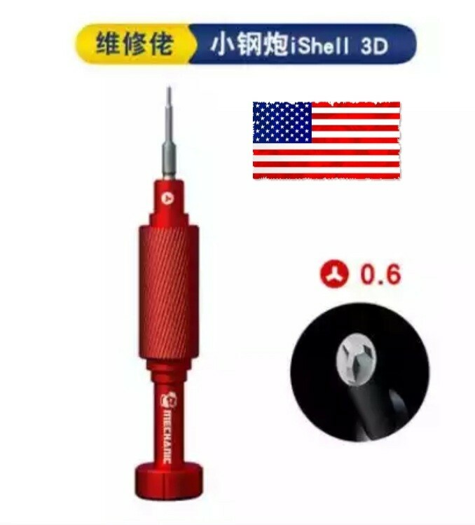 iShell 3D Mortar Mini, Precision Screwdriver, Tri-Point 0.6mm