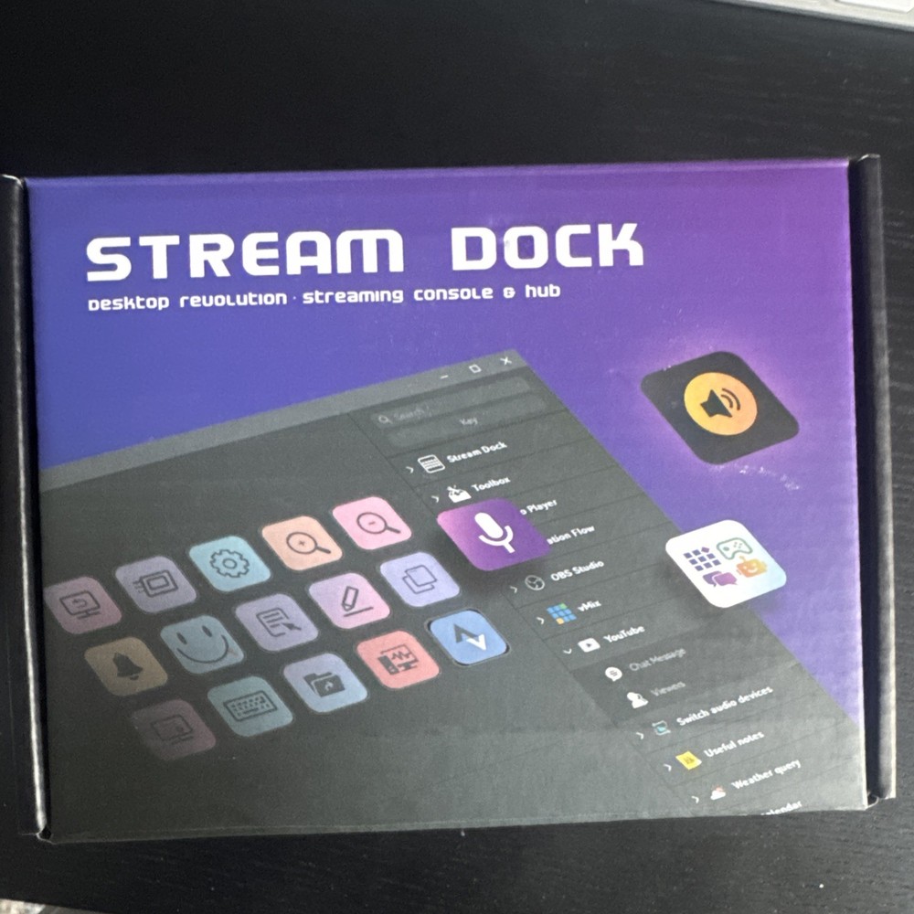 Stream Dock Streaming Console & Hub customizable LCD Macro keys Content Creators