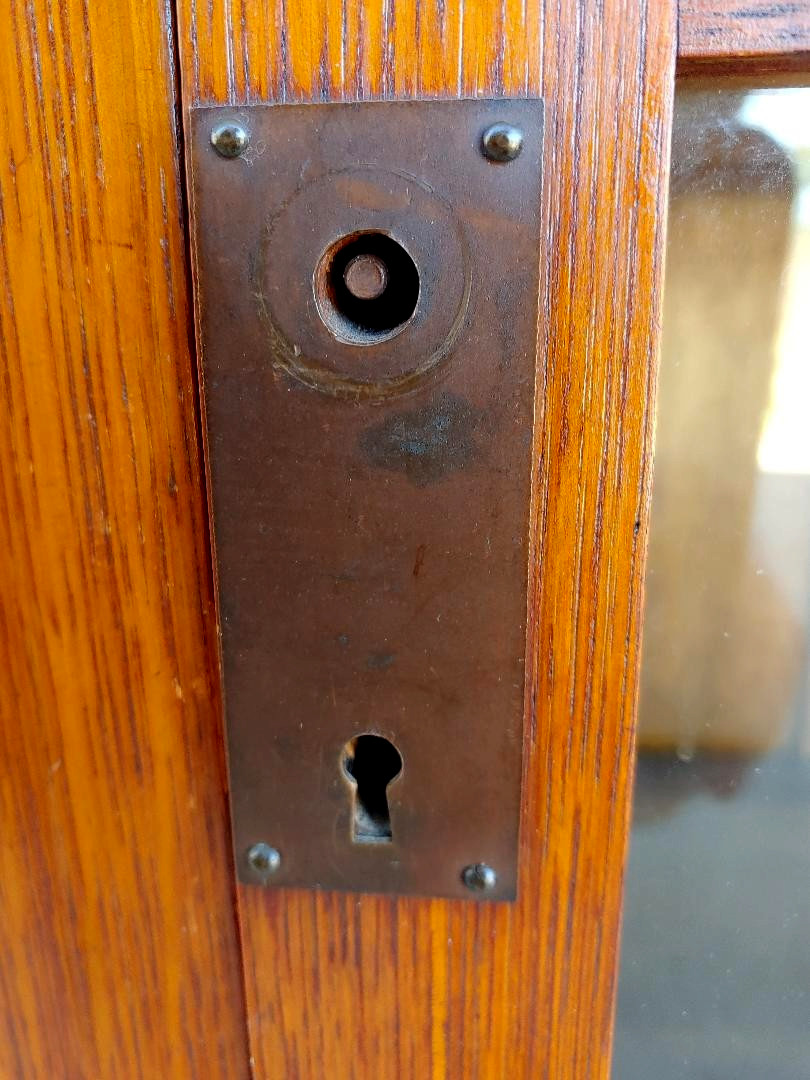 KILLER 48 X 48 MINTY STICKLEY BROTHERS 2 DOOR BOOKCASE W/ 3 SHELVES...