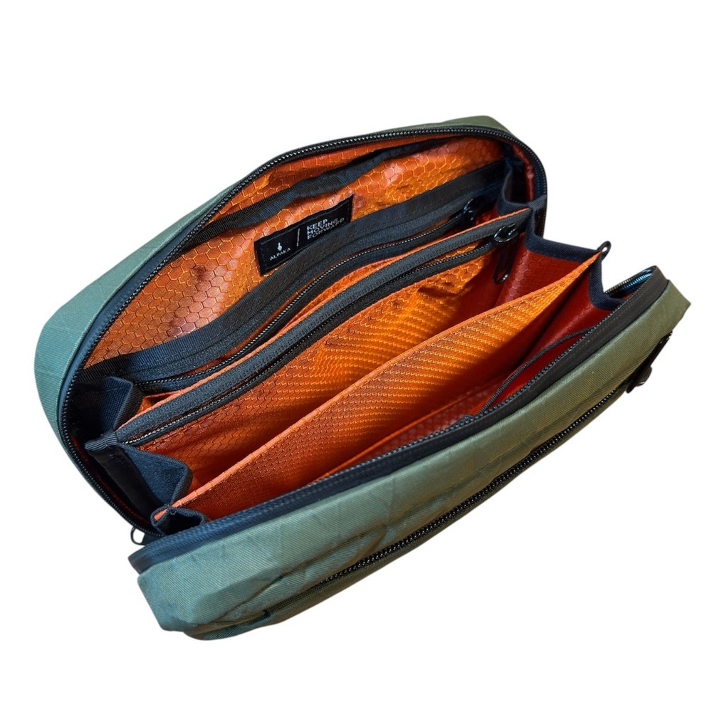Alpaka Elements Tech Case EDC Organizer Zip Pouch X-Pac Green New w/ Tags