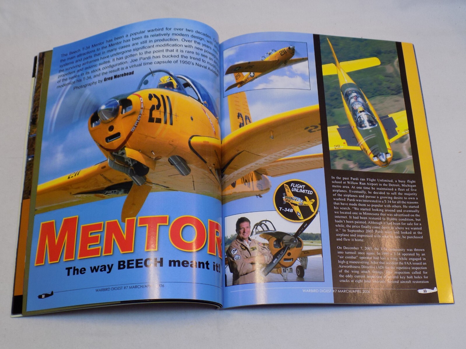 Warbird Digest 7 Magazine Mar Apr 2006 Normandy Spit F-4 Phantom FiFi CAF Fleet