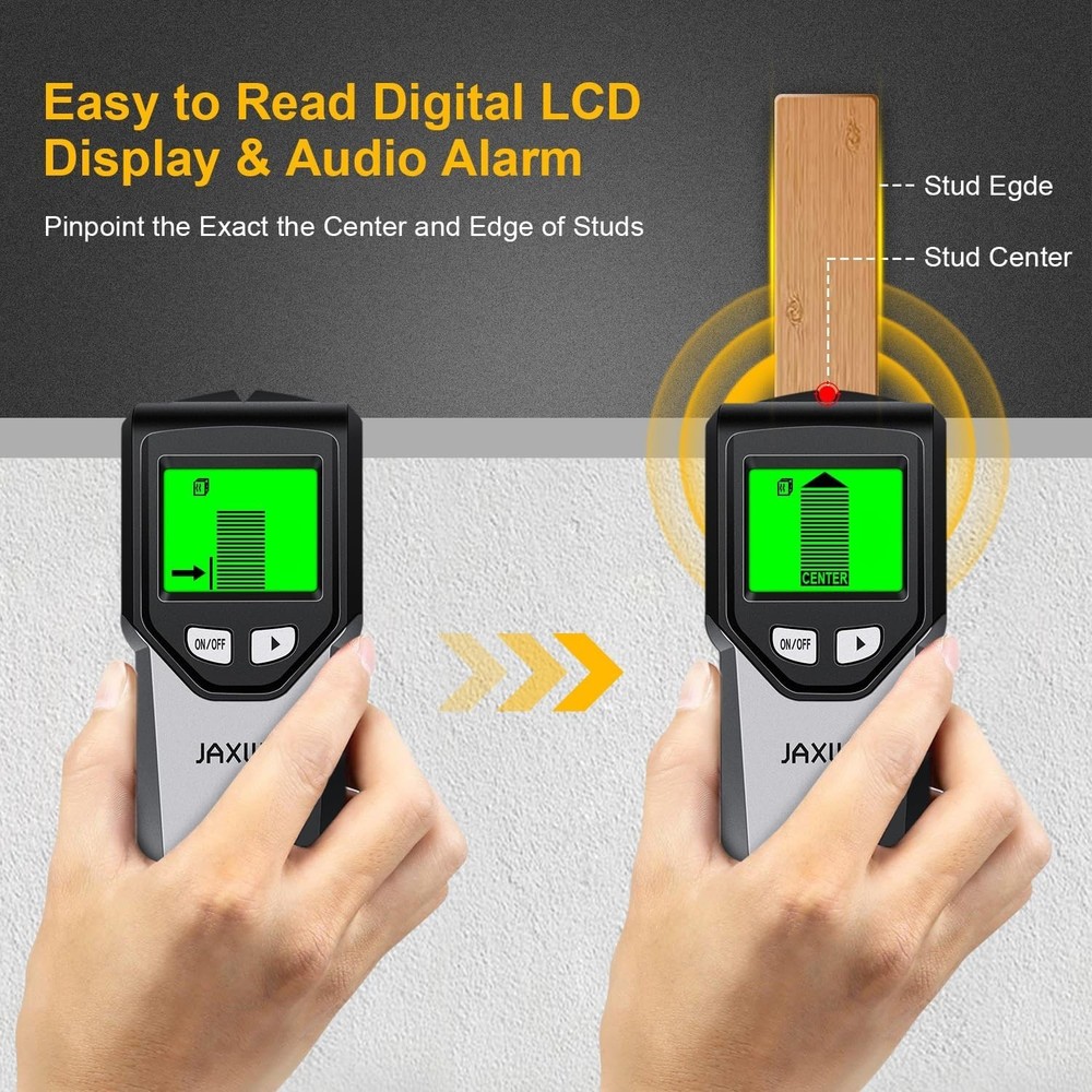 Versatile Stud Detector with Audio Alerts and Multiple Scan Modes for DIY Lovers