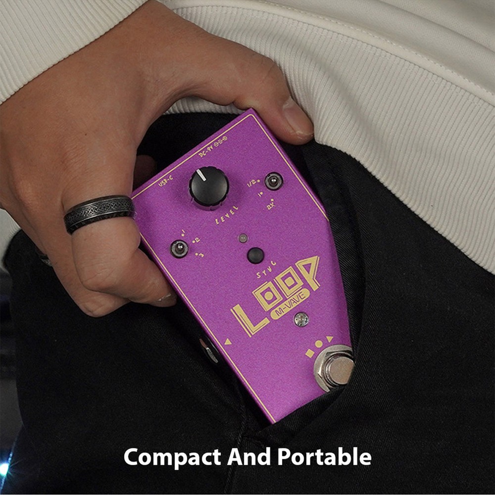 M-VAVE Guitar Loop Effector Loop Recording Effects Pedal Recording NTLH