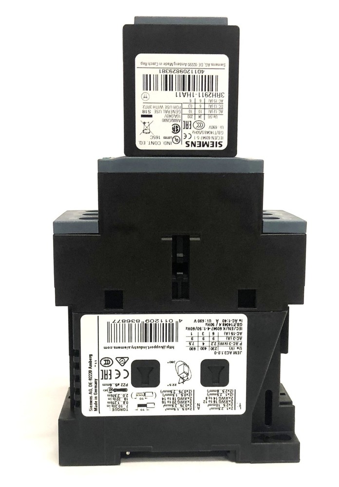 Siemens Power Contactor 3RT2023-1BB44 NOS