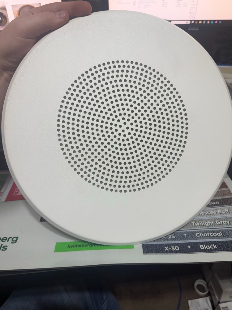 Quam BB2 Speaker System 8" Beam Mount Intercom, White, Factory New