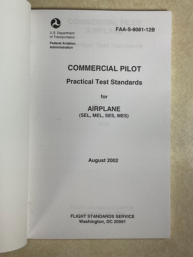 Cessna Pilot Safety-Commercial Pilot Flight Instructor Practical Test Standards