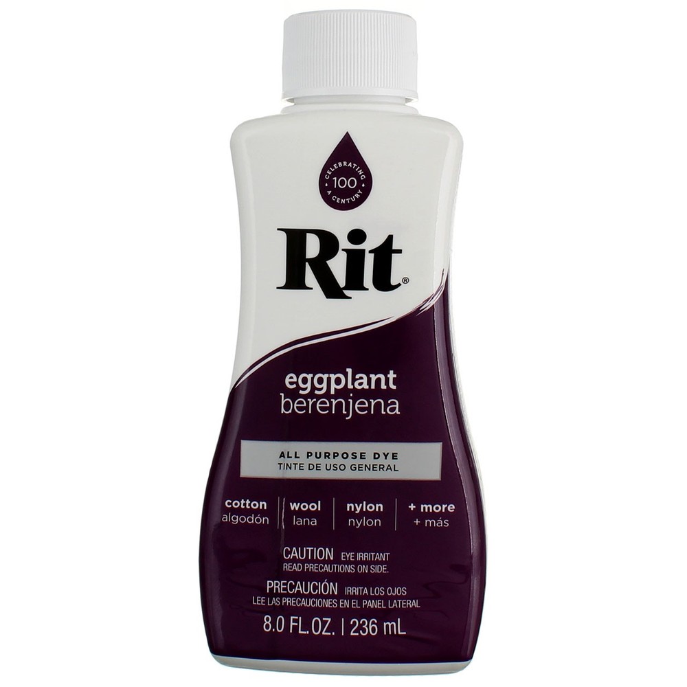 2 Pack Rit All Purpose Dye, Eggplant, 8 fl oz