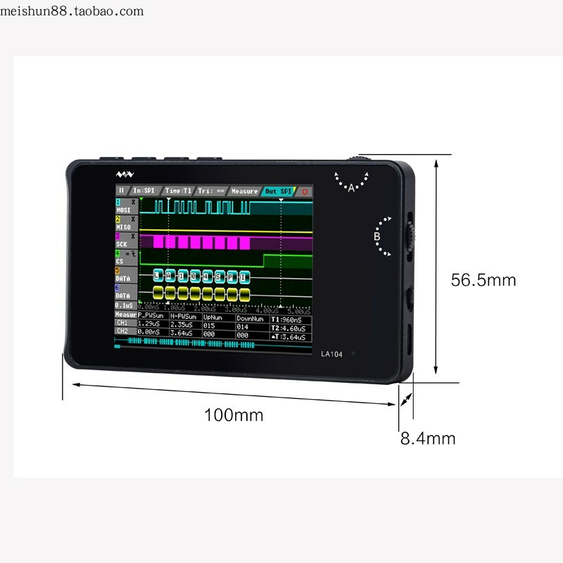 LA104 Logic Analyzer 4 Channel 100MHz Sampling Rate DHP DebuggingHelPer