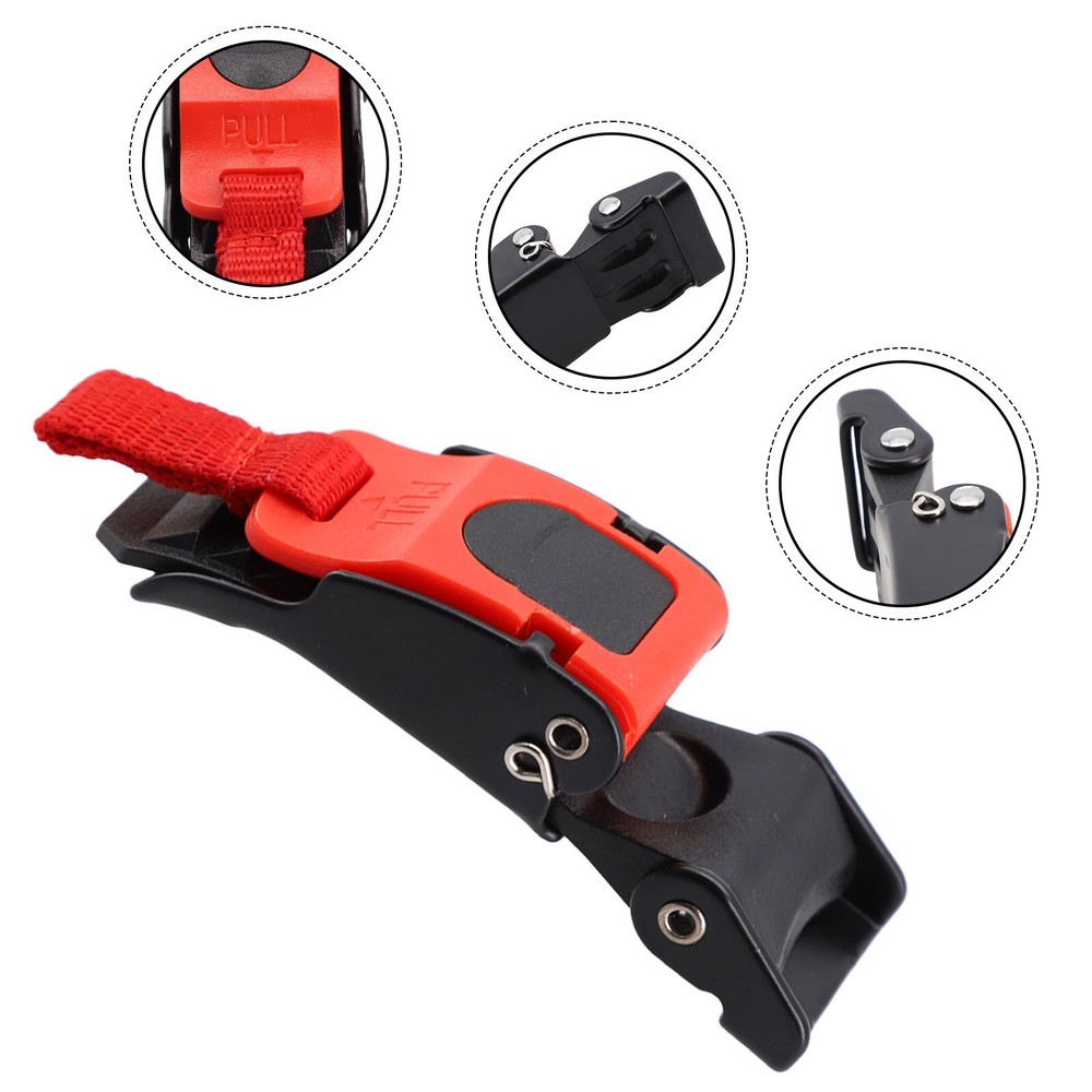 Convenient Quick Release Buckle for Easy Helmet Chin Strap Adjustments