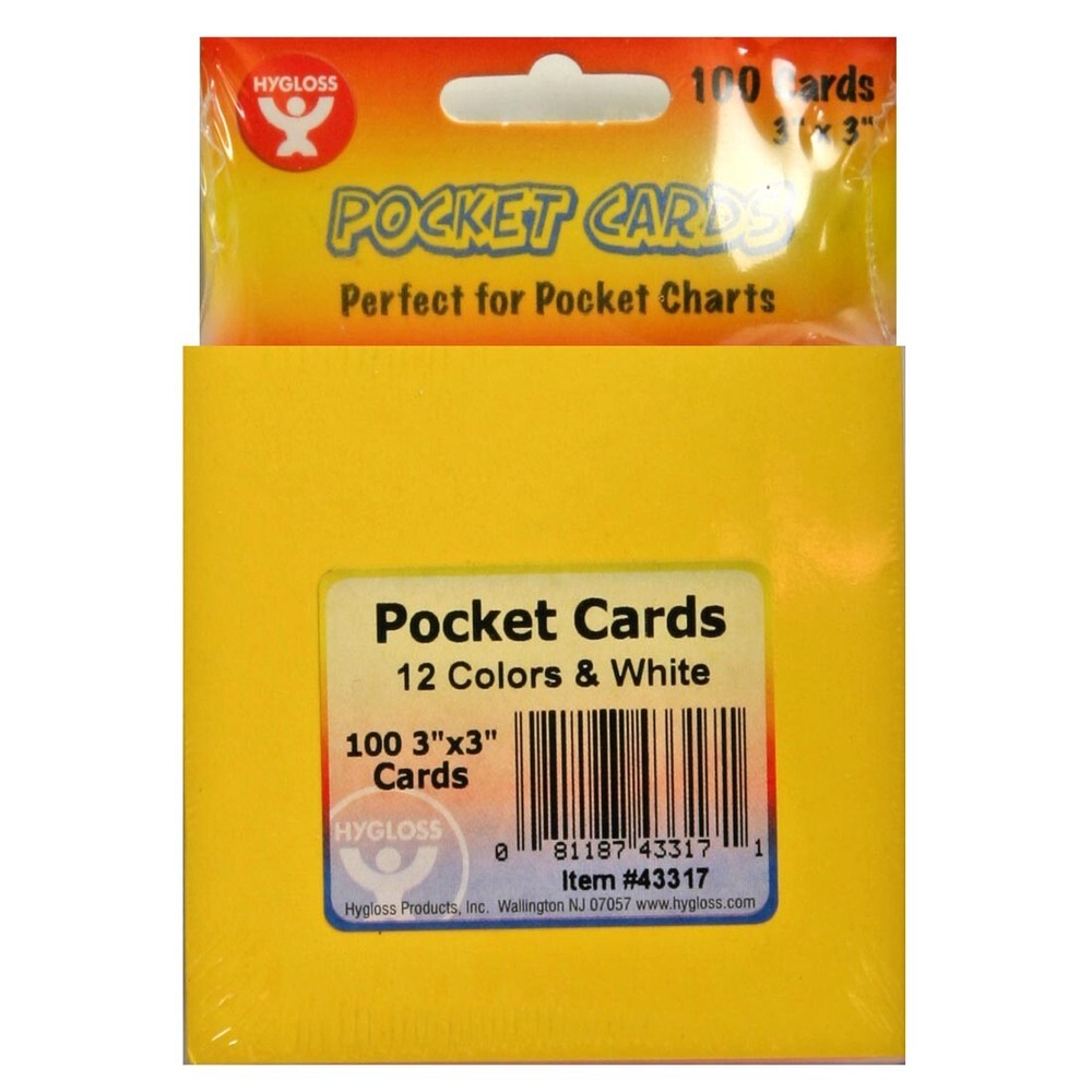 Hygloss Pocket Cards