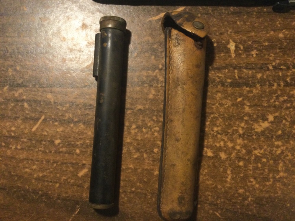 Vintage Hand Held Sight Level with Case.