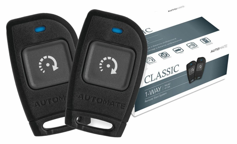 4115A Automate Remote Start System with TWO 1-Button Remotes  1/4 Mile Range