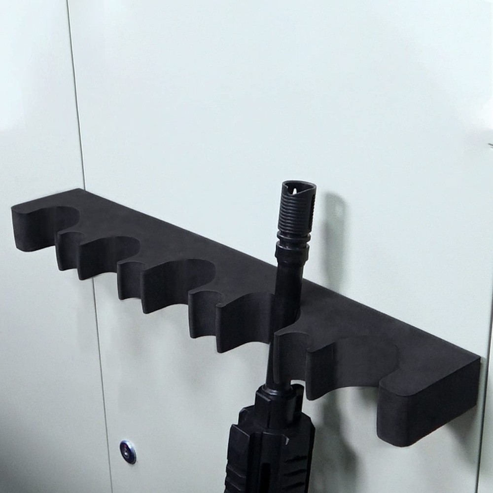 Adoreal 2 Pack Gun Rack for Storage, Safe Accessory Rifles and Black