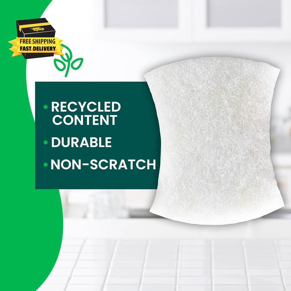 ® Greener Clean™ Non-Scratch Scrub Sponge, 6 Pack, 6 Units per Case ⭐️⭐️⭐️⭐️⭐️