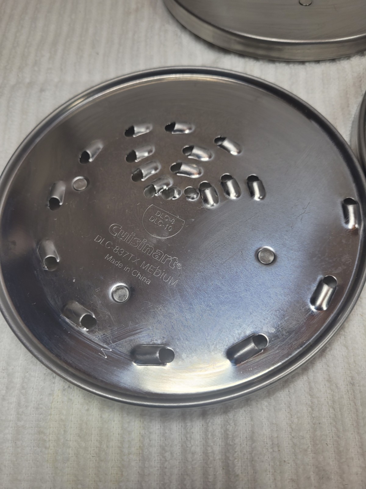 Cuisinart DLC-842TX 2mm & DLC-844TX 4mm Slicing Discs + DLC-837TX Medium Shred