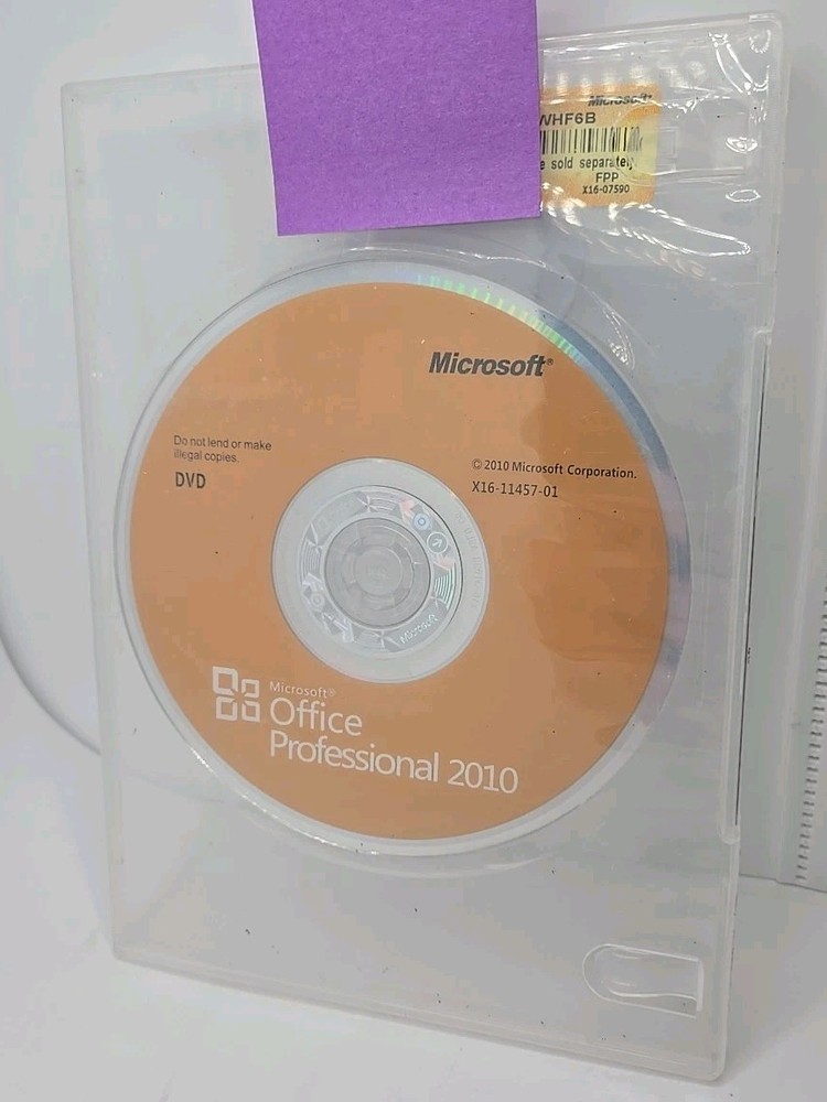 Pre-Owned Microsoft Office Professional 2010 Software for Windows w/ Product Key