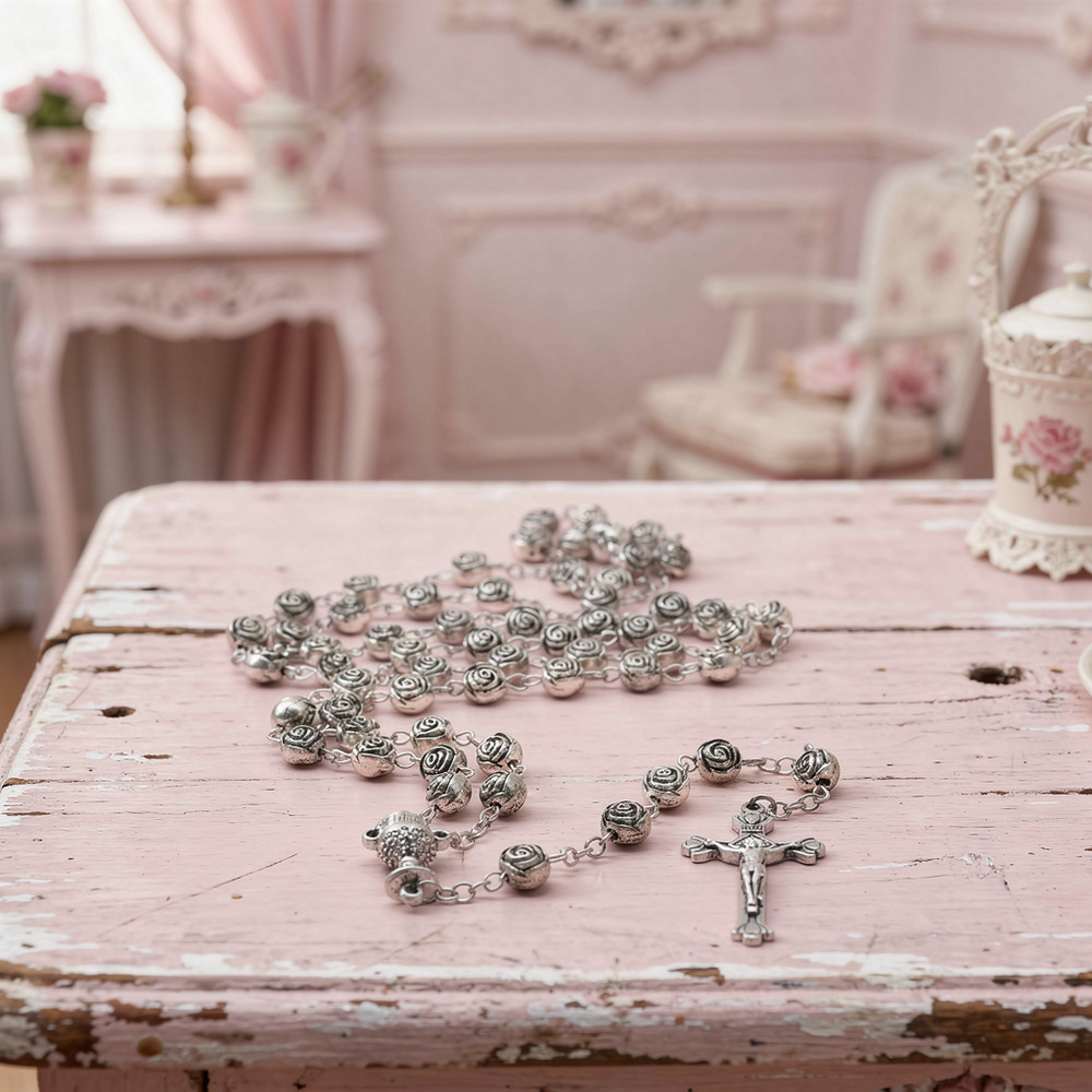 Holy Eucharist and Roses Catholic Rosary