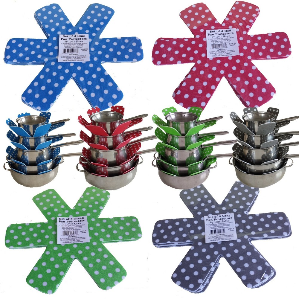 8 Pc Pot and Pan Protector Anti-Scratch Pads. Divider for Kitchen Cookware (15")