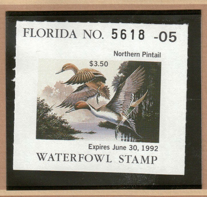 FL13 - Florida State Duck Stamp. MNH. OG.