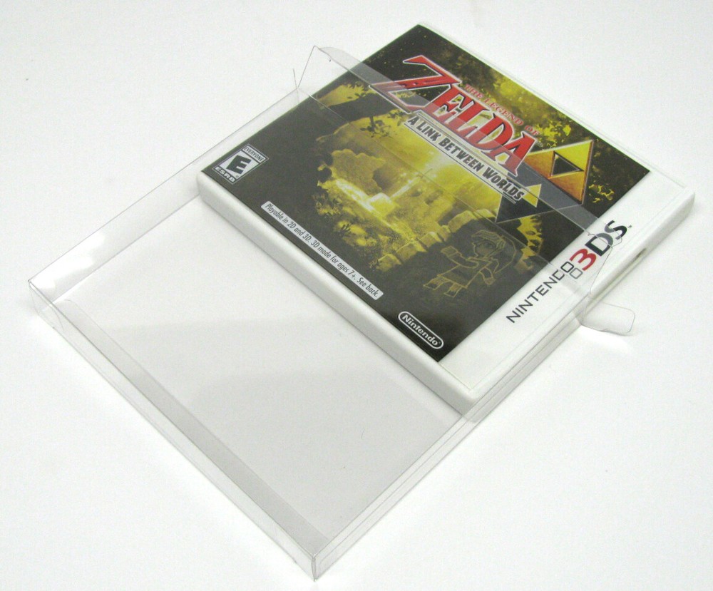 25x NINTENDO 3DS CIB GAME BOX - CLEAR PROTECTIVE BOX PROTECTOR SLEEVE CASE