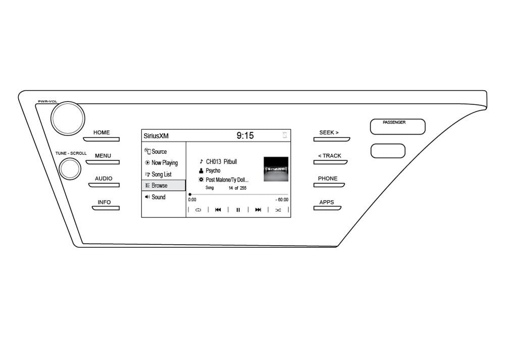 VAIS Technology GSR SiriusXM Satellite Radio interface