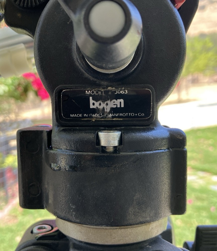 Bogen 3011 Camera Tripod Heavy Duty Very Stable.