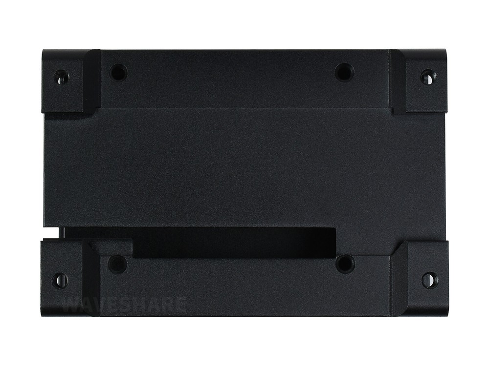 Waveshare WS DIN Rail Aluminum Case for Raspberry Pi 4, with Cooling Fan