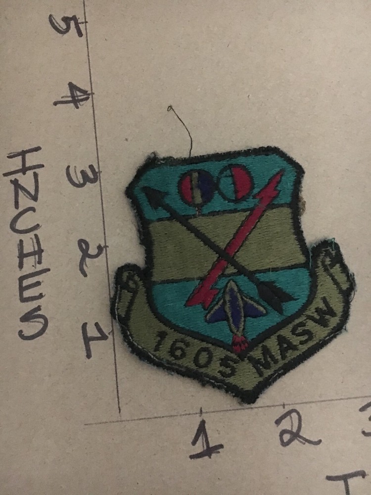 USAF 1605 MASW Squadron subdued patch 5/3/25