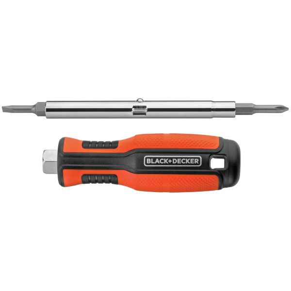 BLACK+DECKER 6-in-1 Multibit Screwdriver - BDHT68001RP