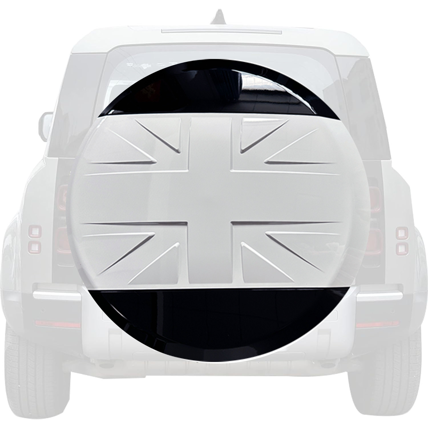 U.S. STOCK Fuji White Spare Tire Cover Fits Land Rover Defender 2020-2025 2026