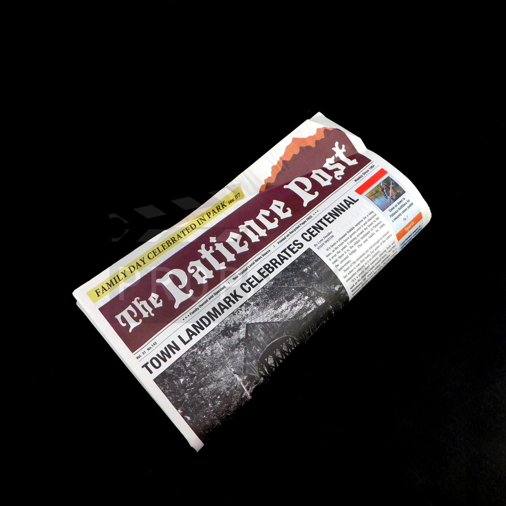 RESIDENT ALIEN Patience Post Newspaper Original Prop (2369-8537)