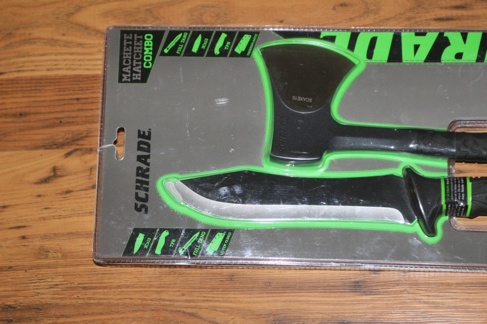 Schrade Machete & Hatchet Combo - New - Lifetime Warranty