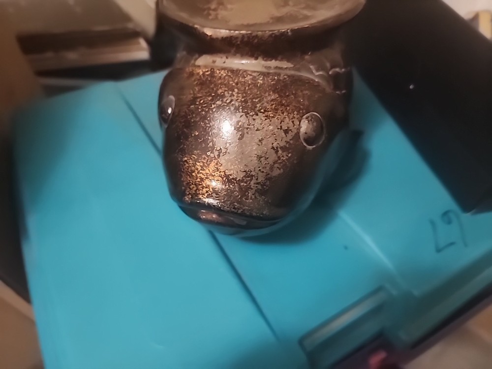 Large Fish Candle Holder Resin 13”x6”