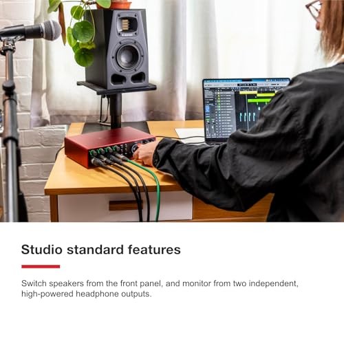 Focusrite Scarlett 18i16 USB-C Audio/MIDI Interface, 4th Generation