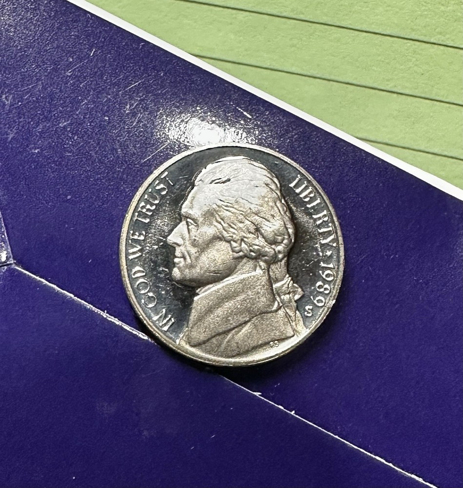 1989 S Proof Jefferson Nickel