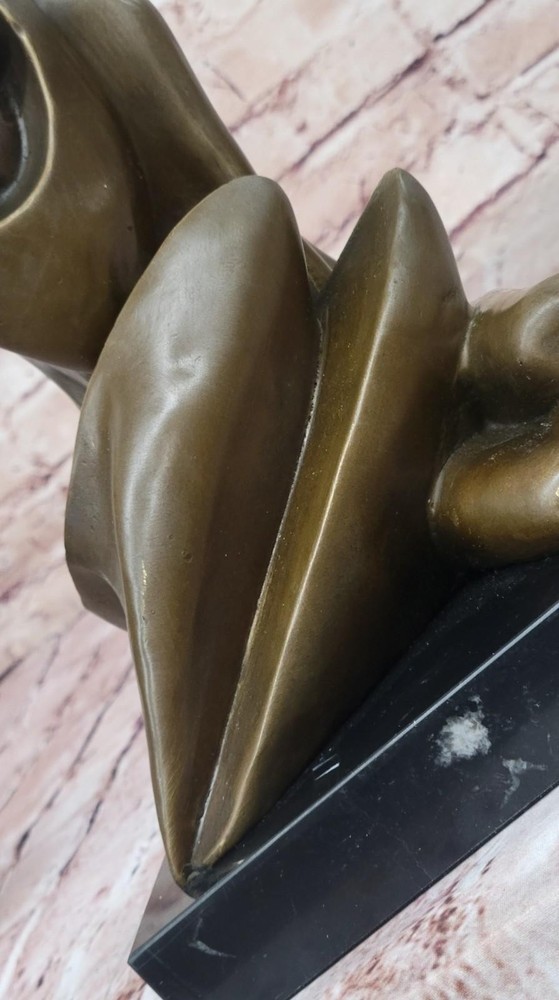 100% Solid Bronze Abstract Couple Holding Each Other by Lost Wax Method Artwork