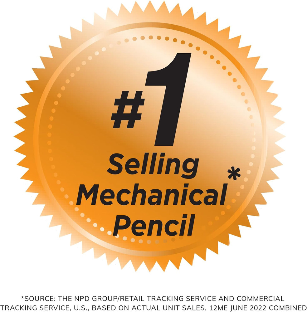 BIC Xtra-Precision Mechanical Pencils with Erasers, Fine Point (0.5Mm), 24-Count